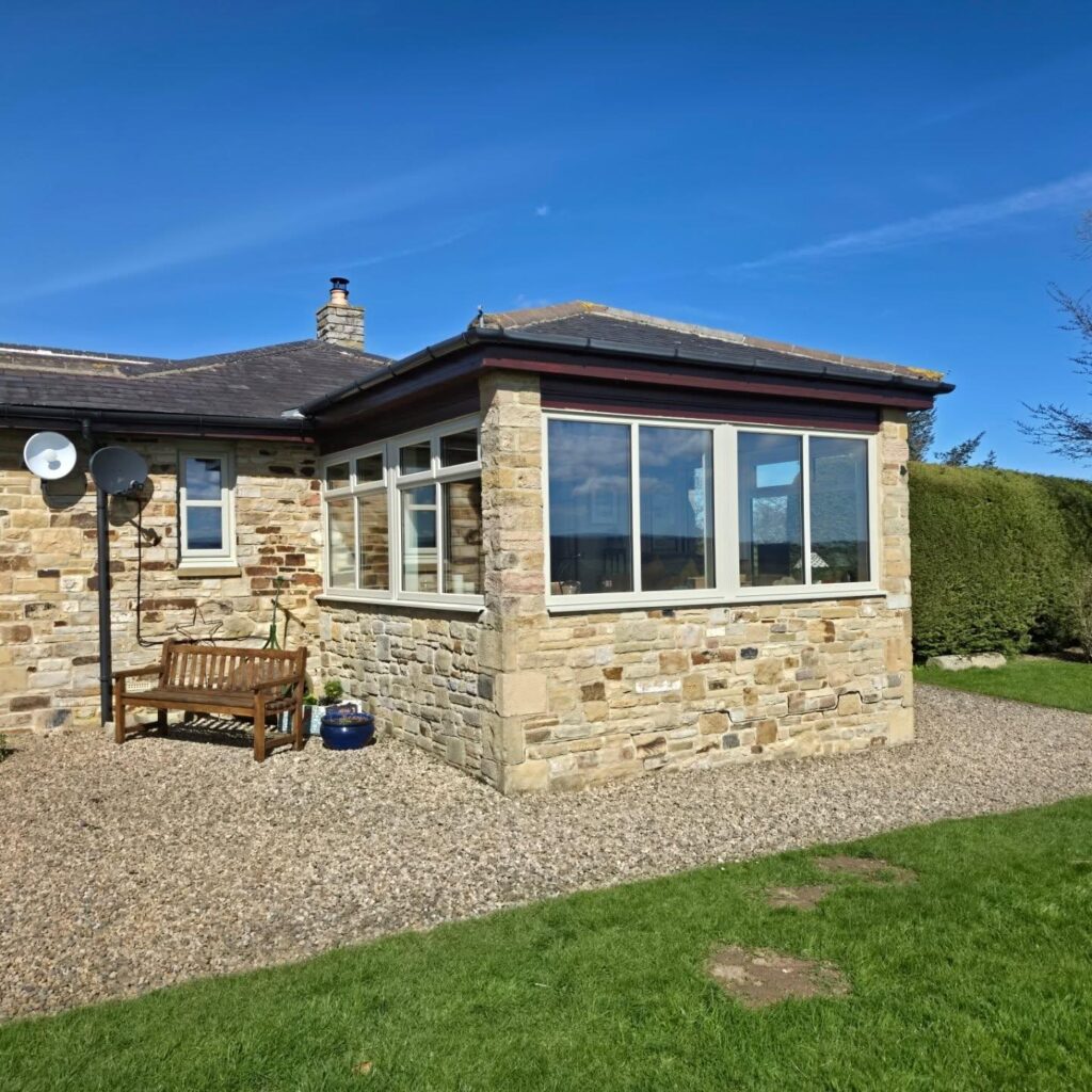 REHAU windows sunroom