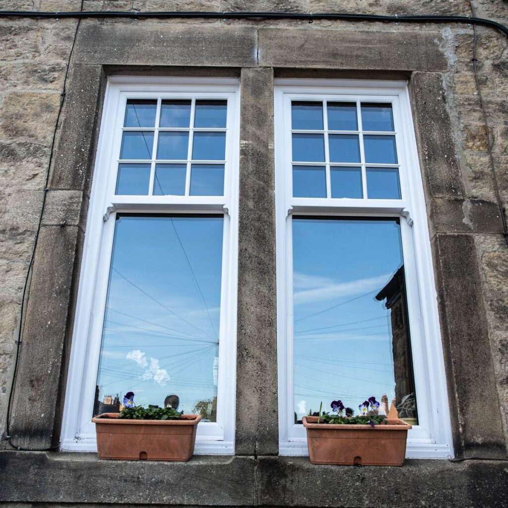 Terrace house window upgrade project in Hexham